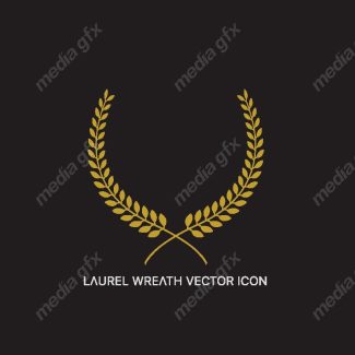 وکتور لوگوی خوشه گندم طلایی MV001342