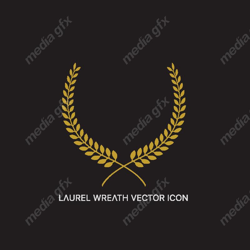 وکتور لوگوی خوشه گندم طلایی MV001342