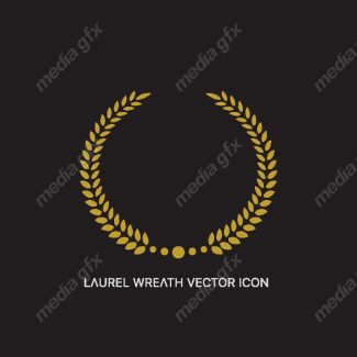 وکتور لوگوی خوشه گندم طلایی MV001343