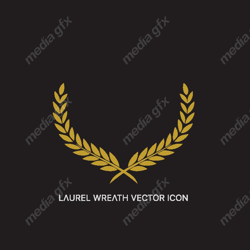 وکتور لوگوی خوشه گندم طلایی MV001346