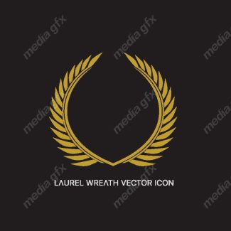 وکتور لوگوی خوشه گندم طلایی MV001347