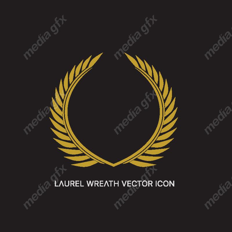 وکتور لوگوی خوشه گندم طلایی MV001347