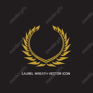 وکتور لوگوی خوشه گندم طلایی MV001352