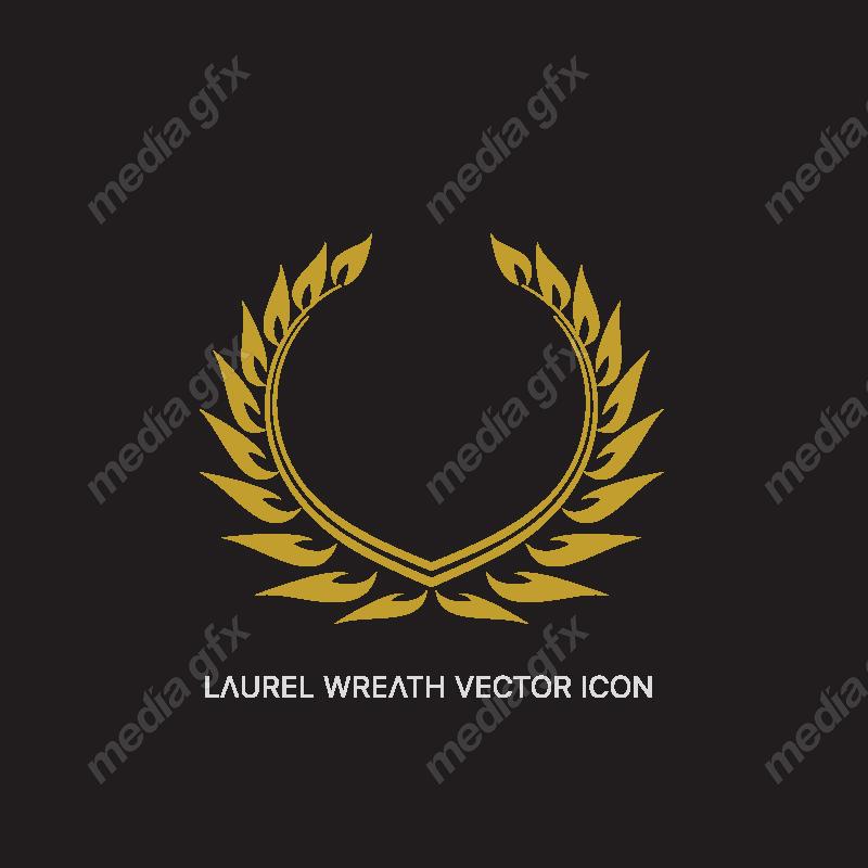 وکتور لوگوی خوشه گندم طلایی MV001352