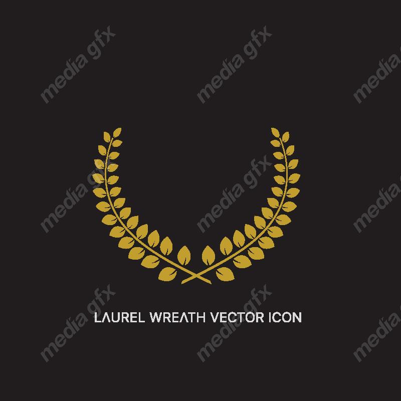 وکتور لوگوی خوشه گندم طلایی MV001353