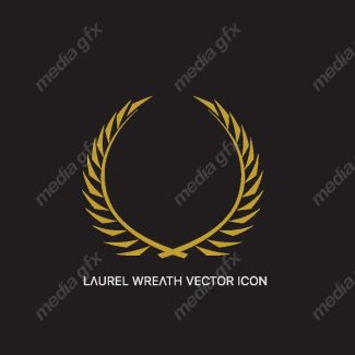 وکتور لوگوی خوشه گندم طلایی MV001355