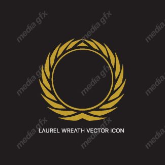 وکتور لوگوی خوشه گندم طلایی MV001358