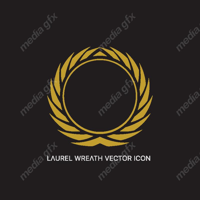 وکتور لوگوی خوشه گندم طلایی MV001358