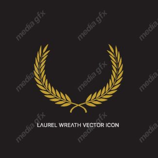 وکتور لوگوی خوشه گندم طلایی MV001359