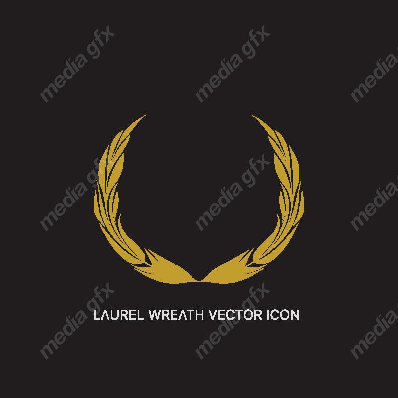 وکتور لوگوی خوشه گندم طلایی MV001360