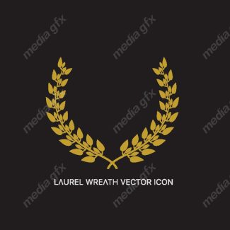 وکتور لوگوی خوشه گندم طلایی MV001361