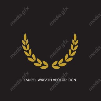 وکتور لوگوی خوشه گندم طلایی MV001362