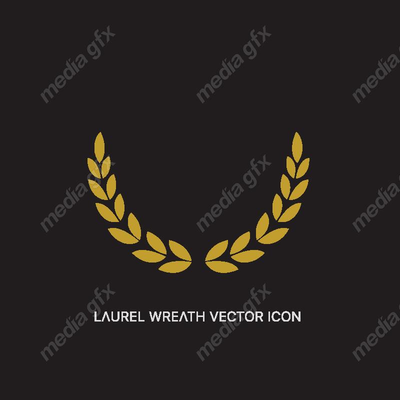 وکتور لوگوی خوشه گندم طلایی MV001362