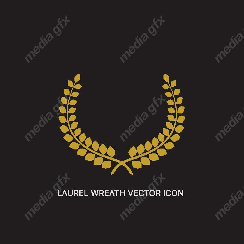 وکتور لوگوی خوشه گندم طلایی MV001363