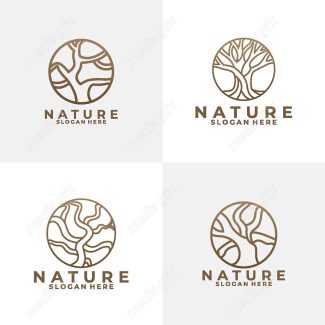 لوگوی طبیعت و محصولات طبیعی و ارگانیک MV001468