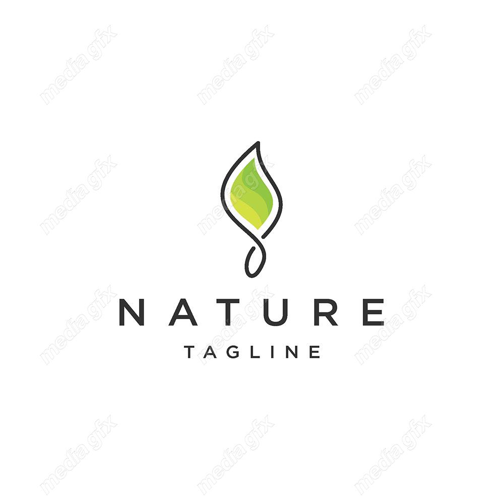 لوگوی طبیعت و محصولات طبیعی و ارگانیک MV001470