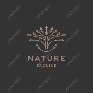 لوگوی طبیعت و محصولات طبیعی و ارگانیک MV001471