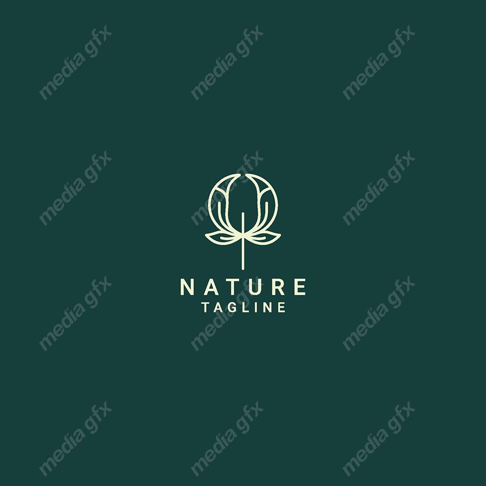 لوگوی طبیعت و محصولات طبیعی و ارگانیک MV001476