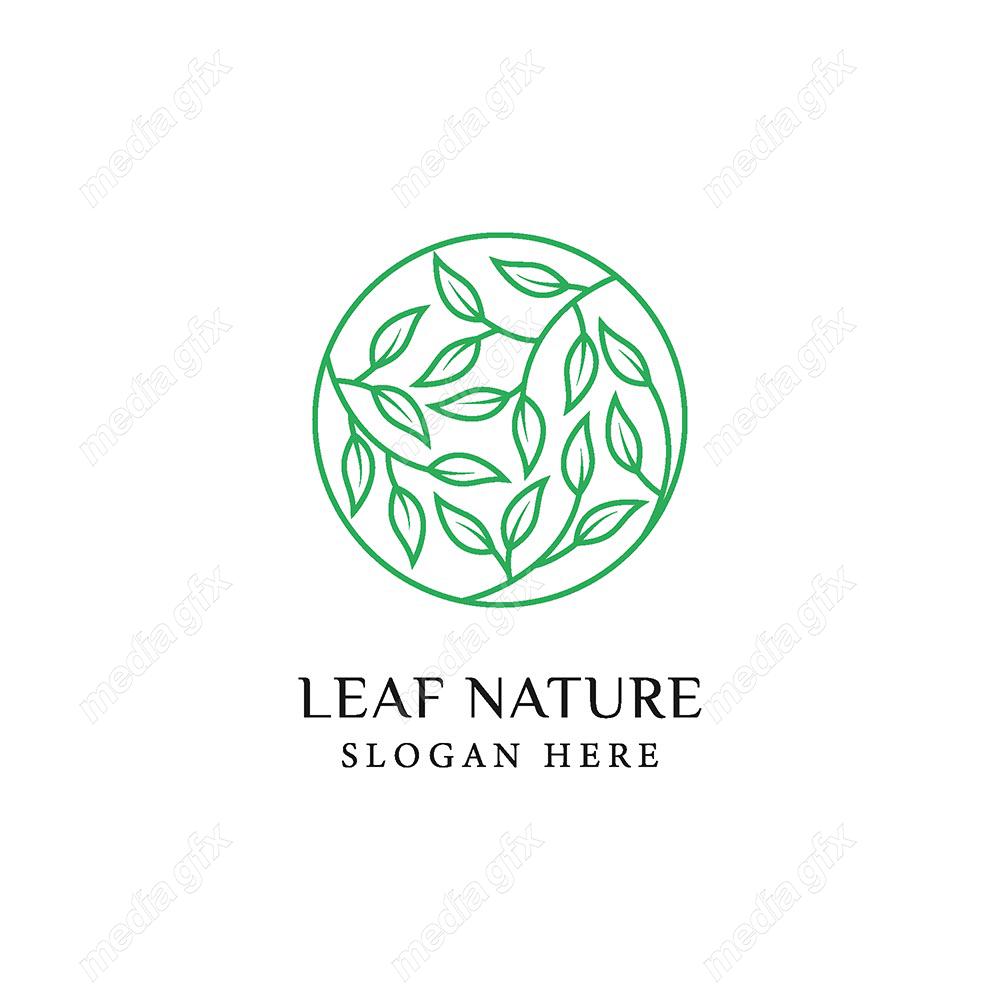 لوگوی طبیعت و محصولات طبیعی و ارگانیک MV001477
