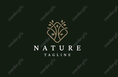 لوگوی طبیعت و محصولات طبیعی و ارگانیک MV001480