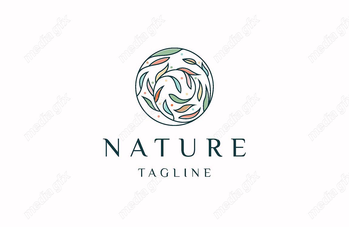 لوگوی طبیعت و محصولات طبیعی و ارگانیک MV001481