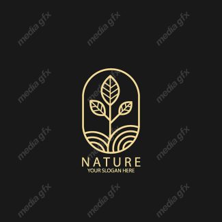 لوگوی طبیعت و محصولات طبیعی و ارگانیک MV001482