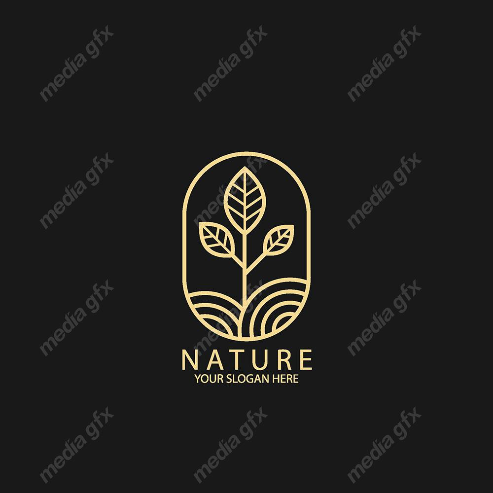 لوگوی طبیعت و محصولات طبیعی و ارگانیک MV001482