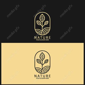 لوگوی طبیعت و محصولات طبیعی و ارگانیک MV001483