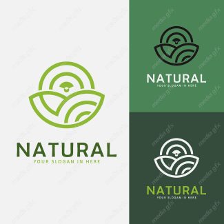لوگوی طبیعت و محصولات طبیعی و ارگانیک MV001489