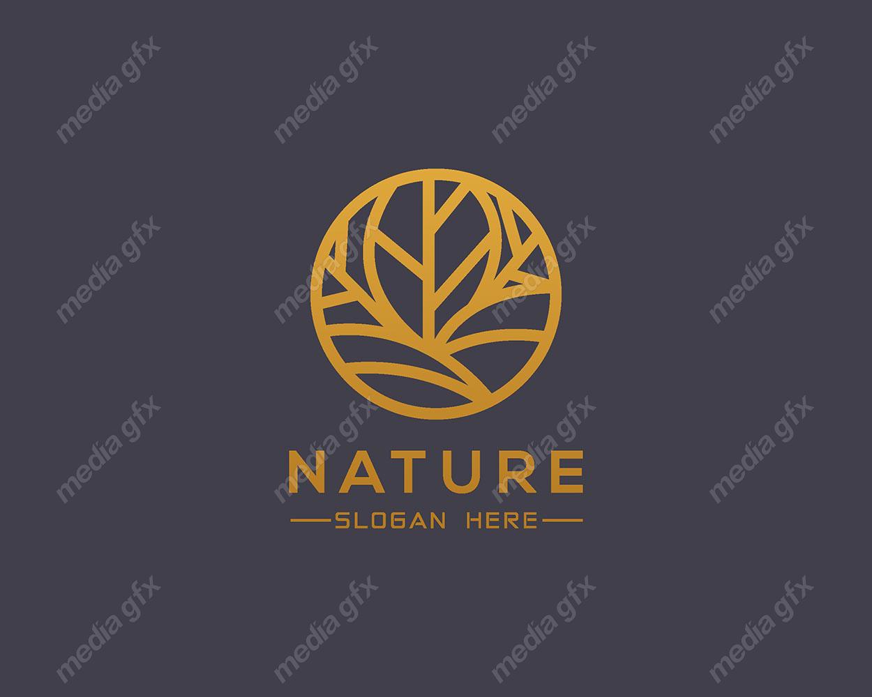 لوگوی طبیعت و محصولات طبیعی و ارگانیک MV001490