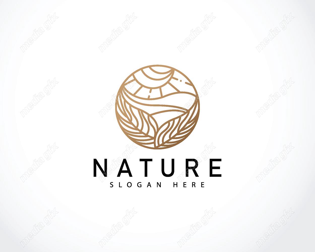 لوگوی طبیعت و محصولات طبیعی و ارگانیک MV001492