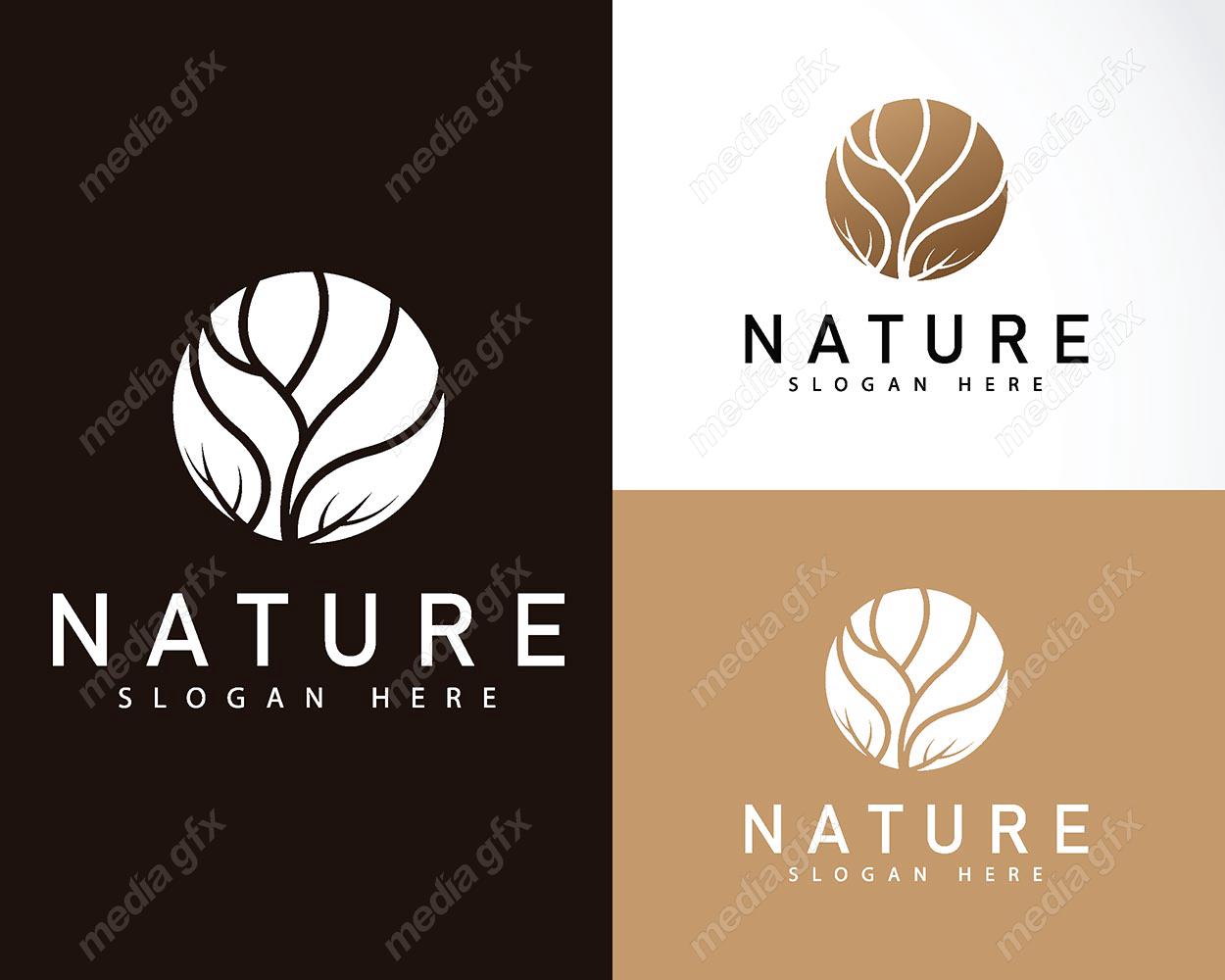 لوگوی طبیعت و محصولات طبیعی و ارگانیک MV001494
