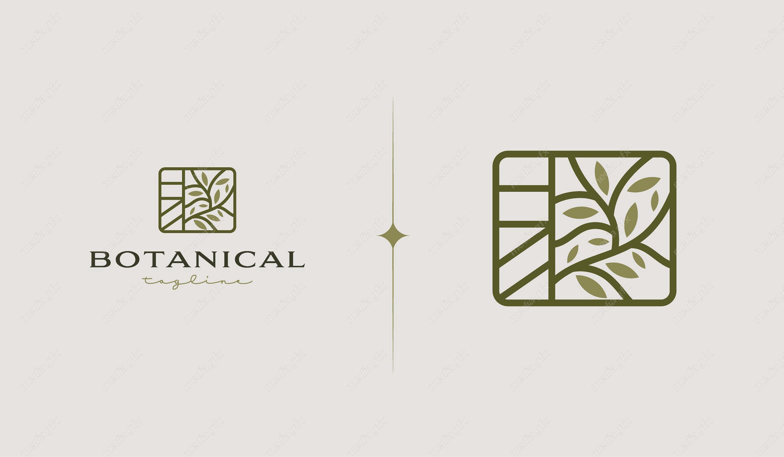 لوگوی طبیعت و محصولات طبیعی و ارگانیک MV001496