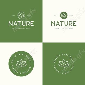لوگوی طبیعت و محصولات طبیعی و ارگانیک MV001498