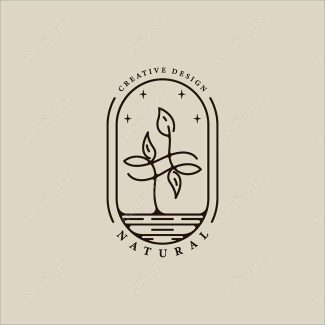 لوگوی طبیعت و محصولات طبیعی و ارگانیک MV001500