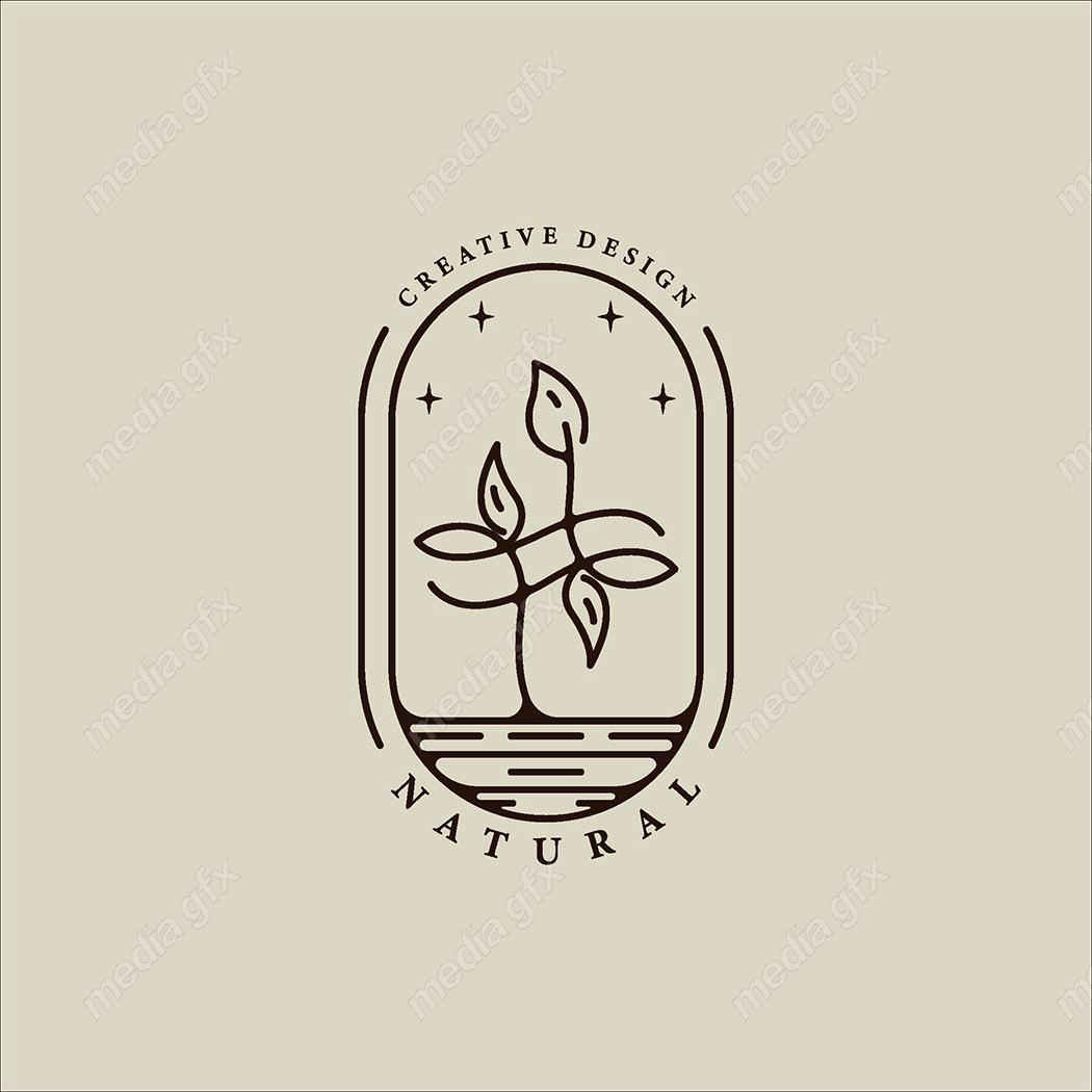 لوگوی طبیعت و محصولات طبیعی و ارگانیک MV001500