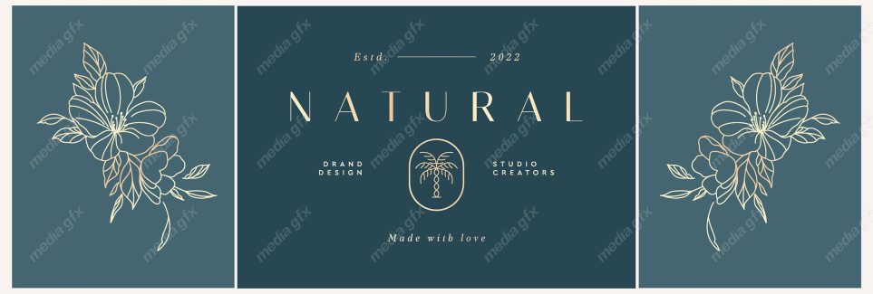 لوگوی طبیعت و محصولات طبیعی و ارگانیک MV001503