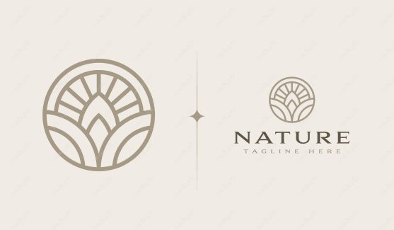 لوگوی طبیعت و محصولات طبیعی و ارگانیک MV001508