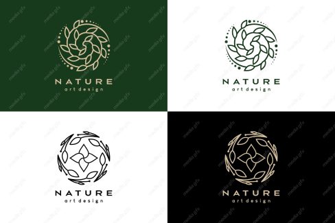 لوگوی طبیعت و محصولات طبیعی و ارگانیک MV001512