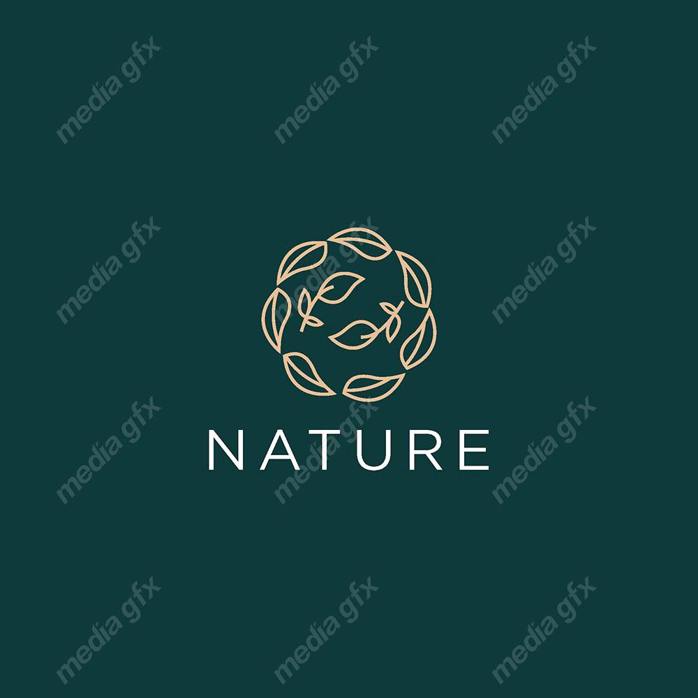 لوگوی طبیعت و محصولات طبیعی و ارگانیک MV001515