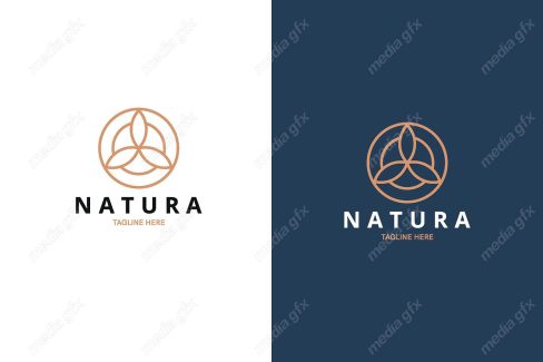 لوگوی طبیعت و محصولات طبیعی و ارگانیک MV001516