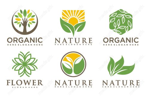 لوگوی طبیعت و محصولات طبیعی و ارگانیک MV001517