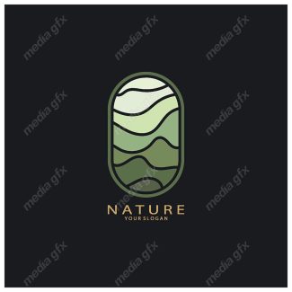 لوگوی طبیعت و محصولات طبیعی و ارگانیک MV001521