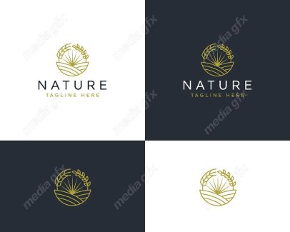 لوگوی طبیعت و محصولات طبیعی و ارگانیک MV001524