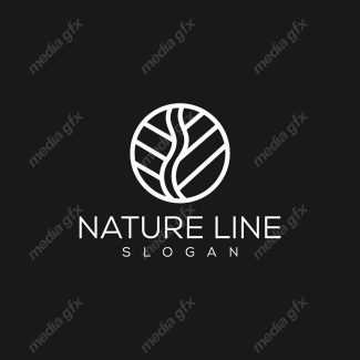 لوگوی طبیعت و محصولات طبیعی و ارگانیک MV001528