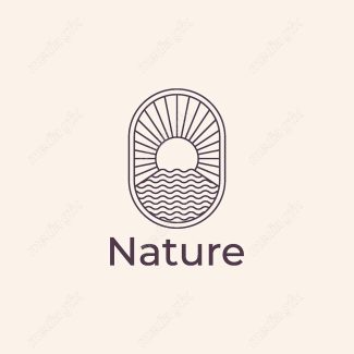 لوگوی طبیعت و محصولات طبیعی و ارگانیک MV001534