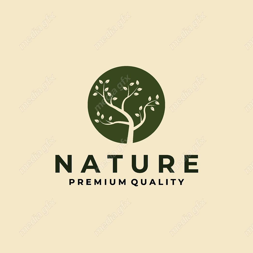 لوگوی طبیعت و محصولات طبیعی و ارگانیک MV001535