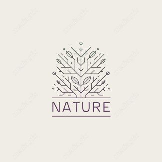 لوگوی طبیعت و محصولات طبیعی و ارگانیک MV001537