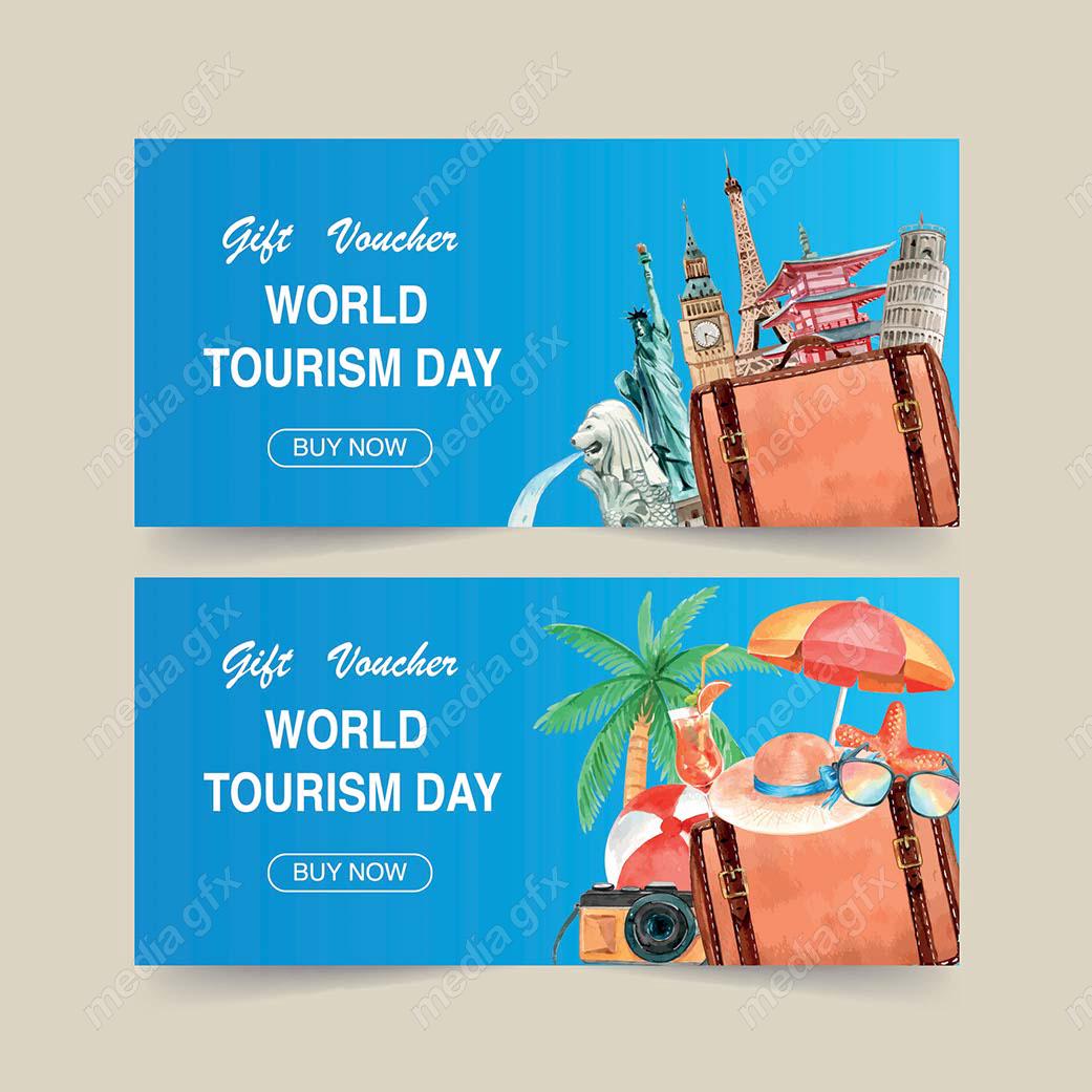 وکتور بنر آژانس مسافرتی ، توریستی، گردشگری و جهانگردی MV001569