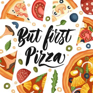 وکتور پوستر پیتزا و فست فود MV001620